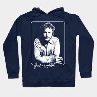 Gordon Lightfoot / Retro Style Fan Design Hoodie